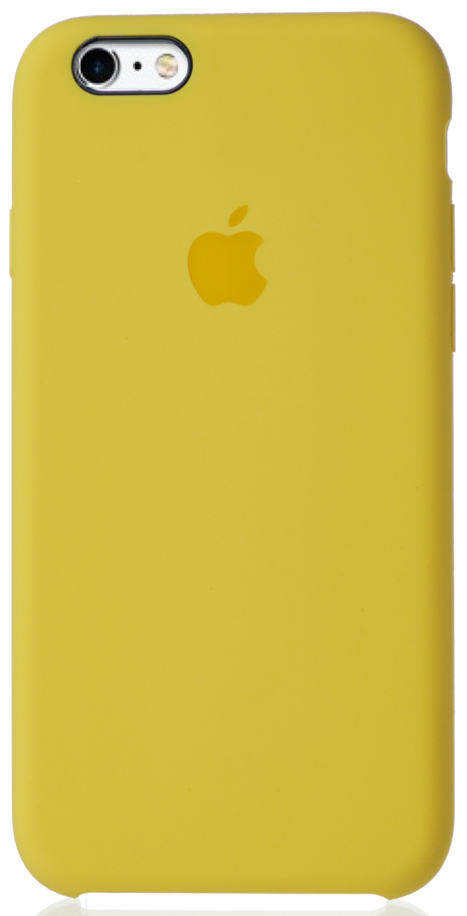 Чехол Silicone Case для iPhone 6/6s желтый в Тюмени